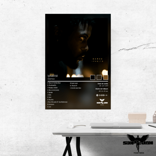 Poster Damso– Ipséité ( A3 )