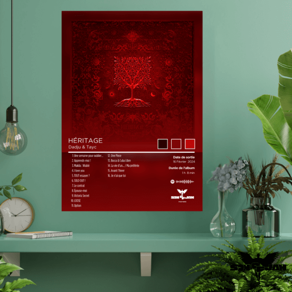 Poster Tayc & Dadju– Héritage ( A3 )
