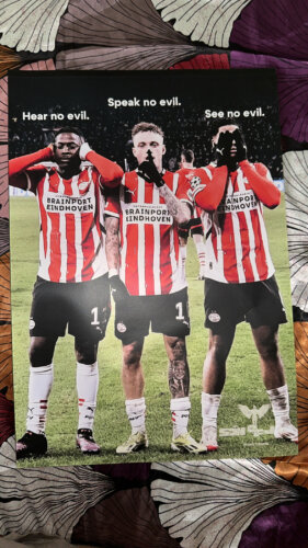 Poster "Ne dis pas de mal. N'entends pas de mal. Ne vois pas de mal." ( A3 ) photo review