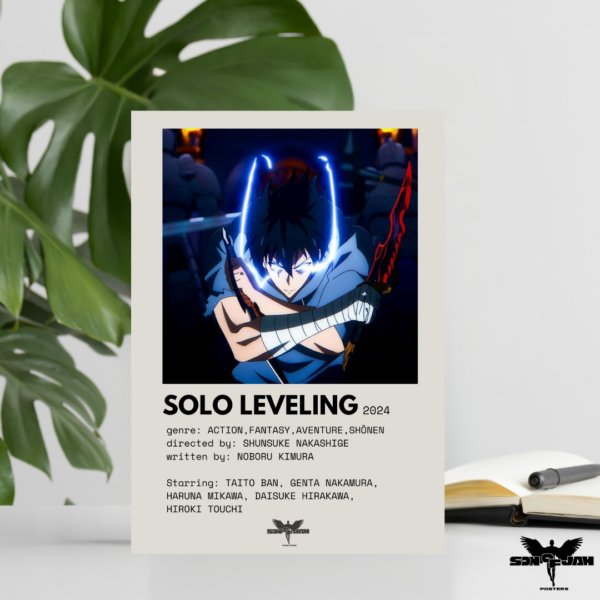 Poster Solo Leveling – L'Ascension d'un Héros ( A3 )
