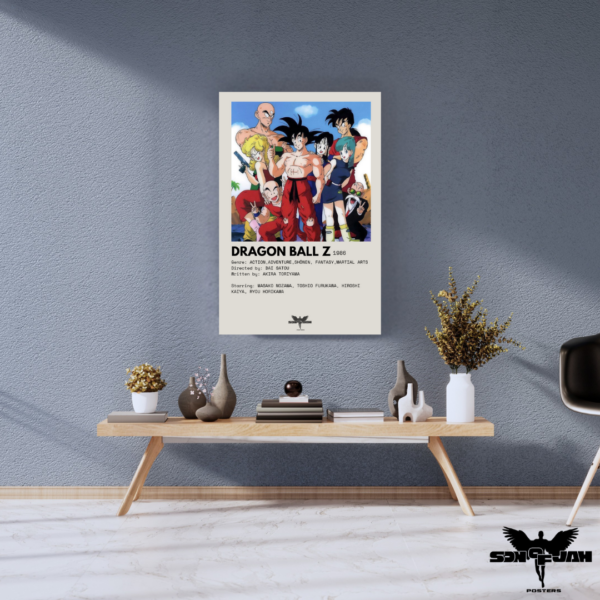 Design sans titre (6) Poster Dragon Ball Z – L’Art de la Puissance ( A3 )