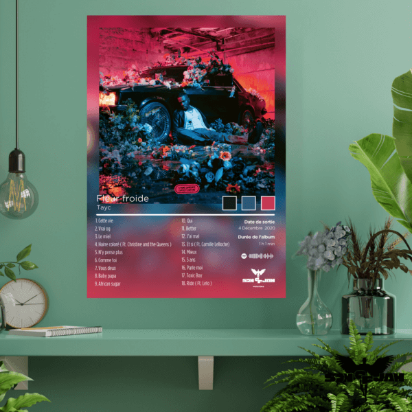 Poster Tayc –  Fleur Froide