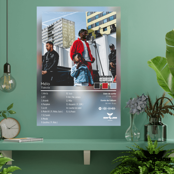 Poster Tiakola - Mélo ( A3 )