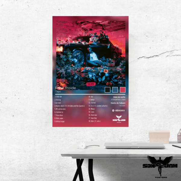 Poster Tayc –  Fleur Froide