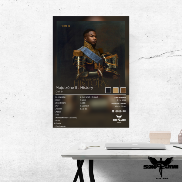 Poster Didi b - MOJOTRONE II : HISTORY ( A3 )