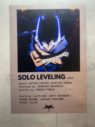 Poster Solo Leveling – L'Ascension d'un Héros ( A3 ) photo review