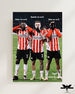 Poster "Ne dis pas de mal. N'entends pas de mal. Ne vois pas de mal." ( A3 )