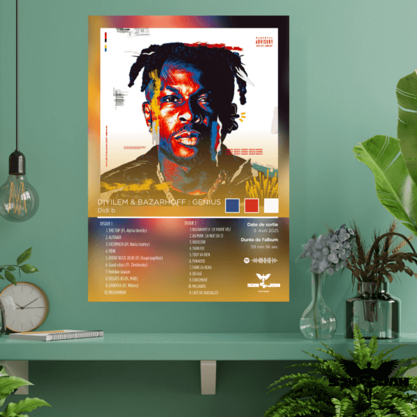 DIYILEHM2 Poster Didi B - DIYILEM & BAZARHOFF : GENIUS ( A3 )
