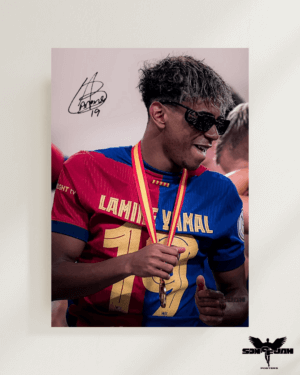 Poster Lamine Yamal "Signature Celebration" Premium Poster" ( A3 )