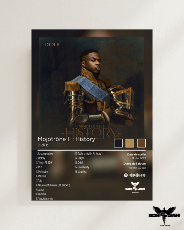 Poster Didi b - MOJOTRONE II : HISTORY ( A3 )